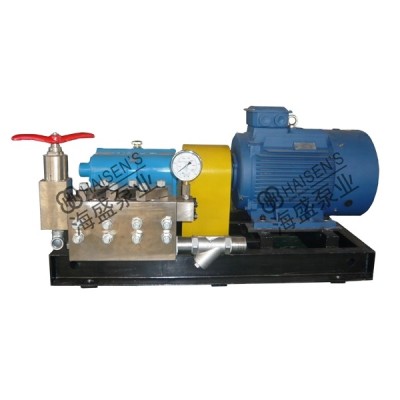 water usage ultra high pressure triplex plunger pump