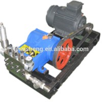 300 bar 4000 psi high pressure pipeline hydro test pump pressure test pump