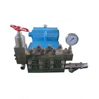 Horizontal high pressure triplex piston coal mine water jetting pump